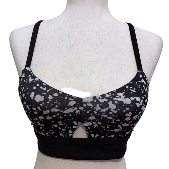 Fabletics NWT Black and White Sports Bra Women XS (4) - Picture 1 of 10